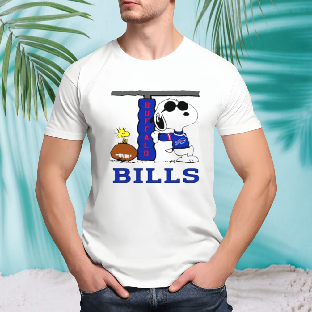 Snoopy Joe cool and Buffalo Bills shirt