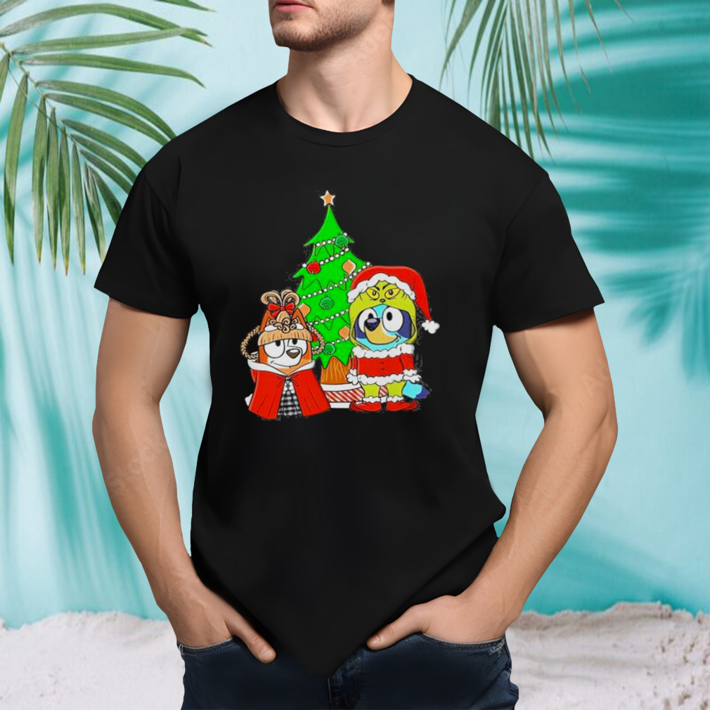 Bluey and Bingo Family Christmas Tree 2023 shirt