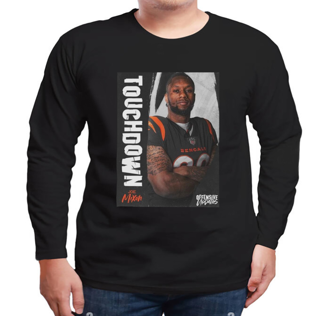 Cincinnati Bengals 14 Yard Touch Down For Joe Mixon Offensive Updates 3D  T-Shirt - Binteez