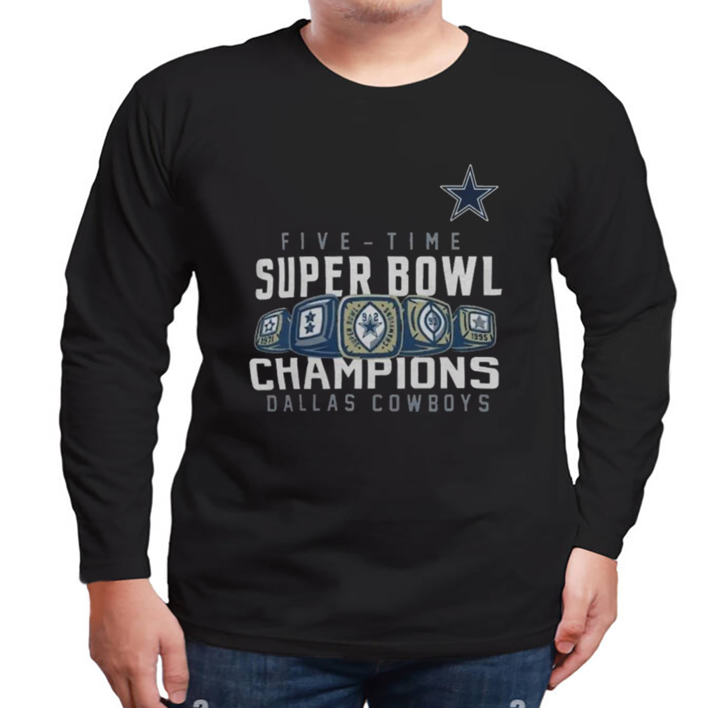 Dallas Cowboys How Bout Them Ring Five Time Champions Shirt