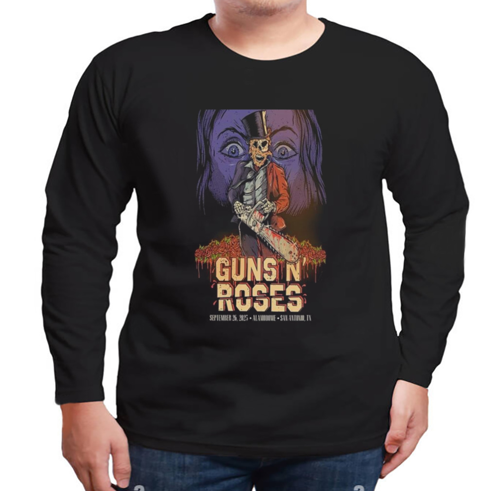 Guns N’ Roses Alamodome San Antonio, Tx September 26, 2023 T-shirt 3 Longsleeve tshirt