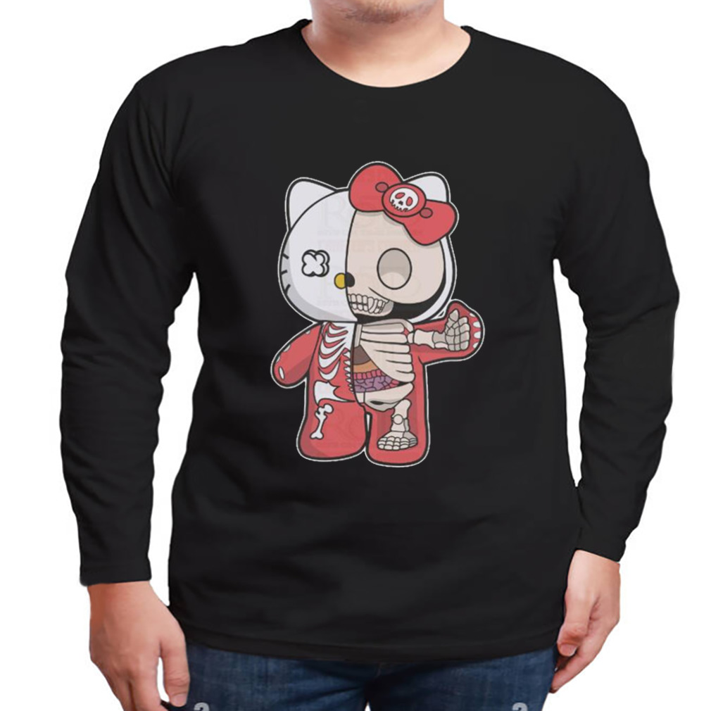 Hello Kitty Skeleton Pink Halloween 2023 Cute T-Shirt 3 Longsleeve tshirt