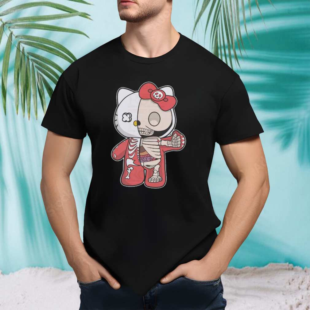 Hello Kitty Skeleton Pink Halloween 2023 Cute T-Shirt