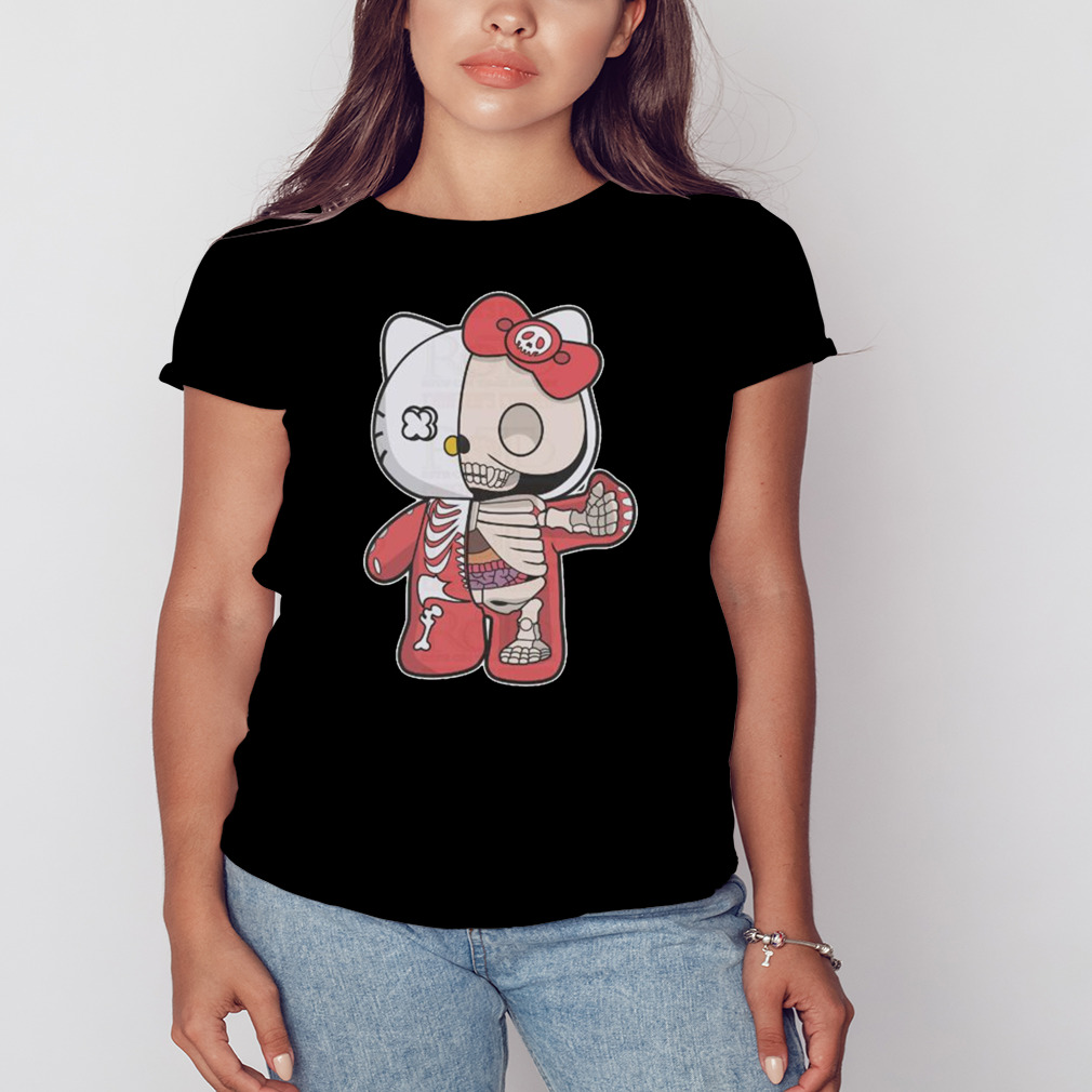 Hello Kitty Skeleton Pink Halloween 2023 Cute T-Shirt 2 Women's tshirt