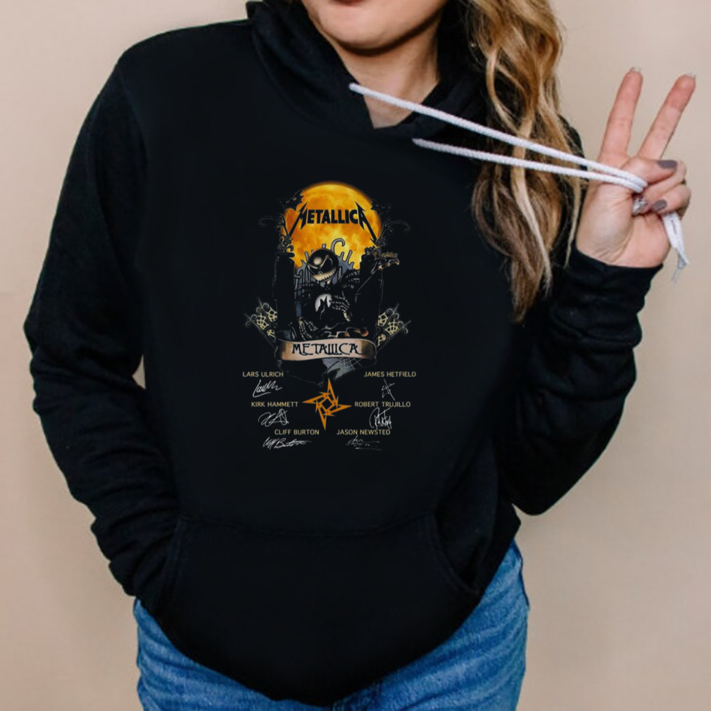 Jack skellington collab metallica signature halloween shirt 5 Hoodies