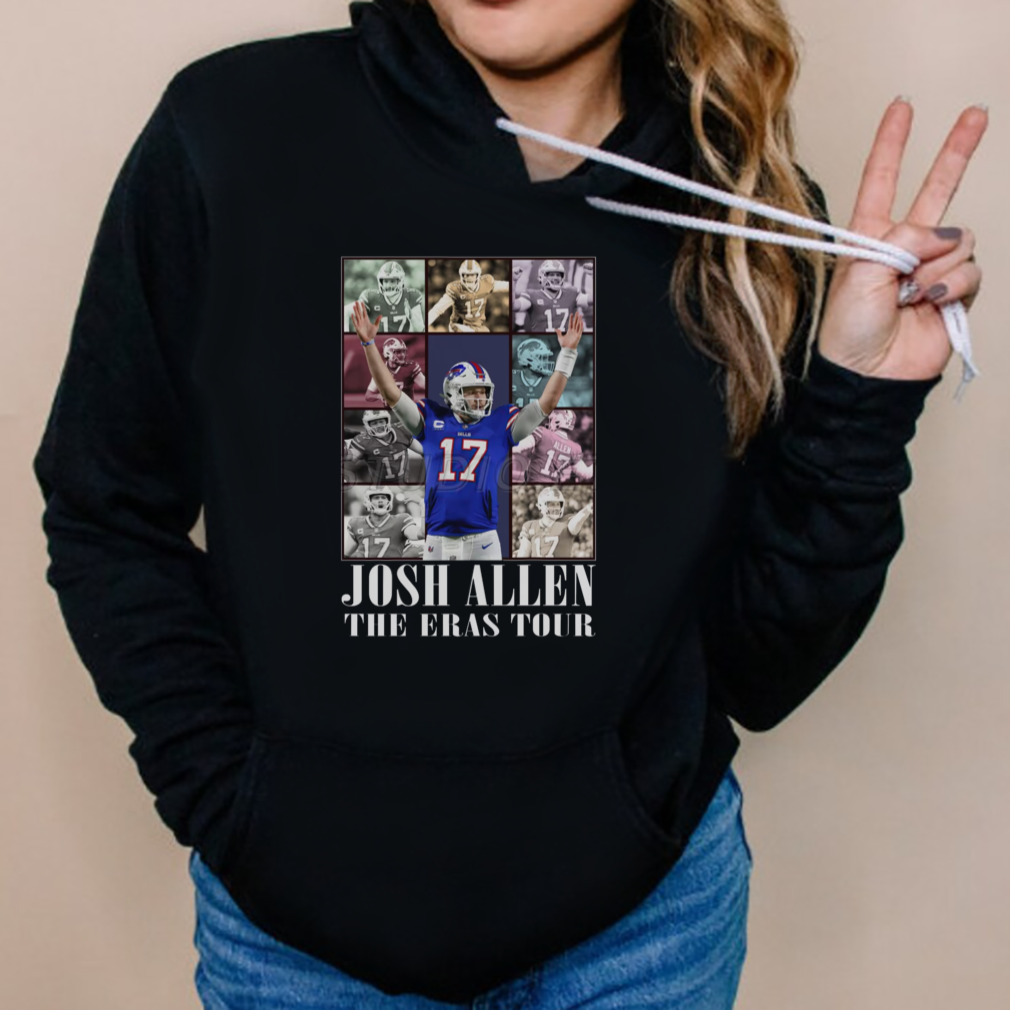 Printify Josh Allen Eras Tour Shirt, Buffalo Football Tour T-Shirt, Bills Mafia Eras Tour Pepper / S