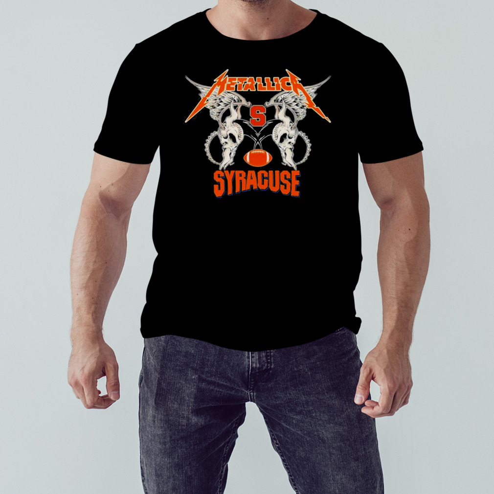 Metallica Wings Syracuse Orange Logo T-shirt
