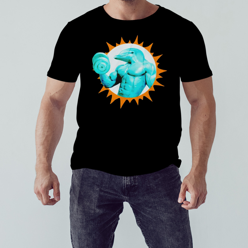 Miami Dolphins Gym Suns Out Fins Out Shirt