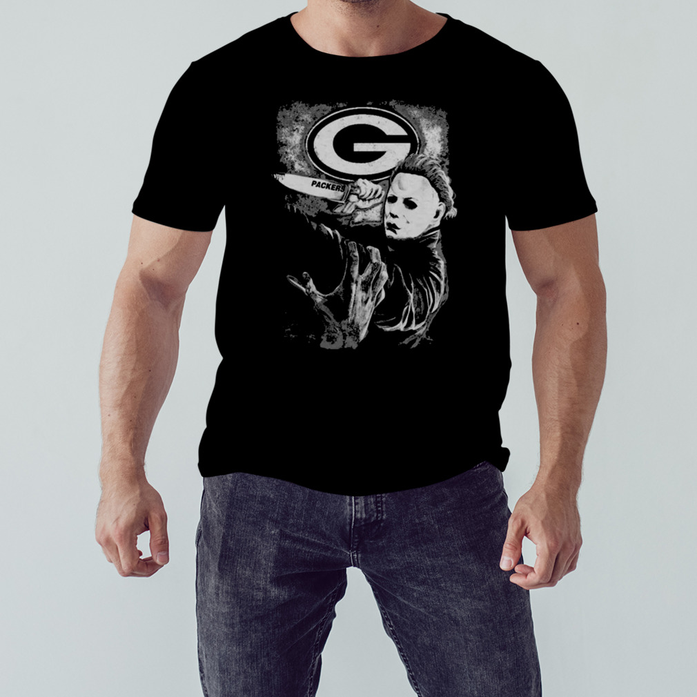 Michael Jason Myers Friday The 13th Green Bay Packers Halloween 2023 T-shirt