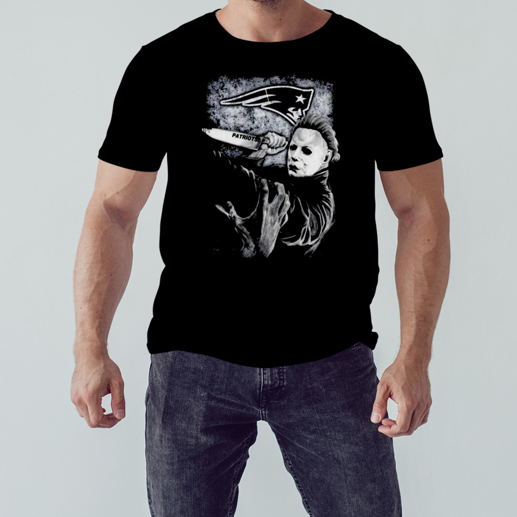 Michael Jason Myers Friday The 13th New England Patriots Halloween 2023 T-shirt