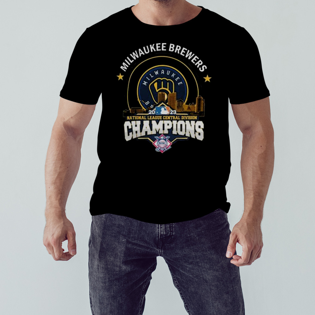 Milwaukee Brewers 2023 NL Central Division Champions Skyline shirt