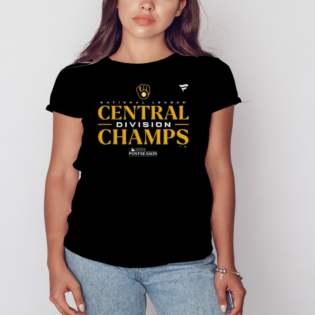 Milwaukee Brewers MLB 2023 Nl Central Division Champions Locker Room Tee  Shirt - HollyTees