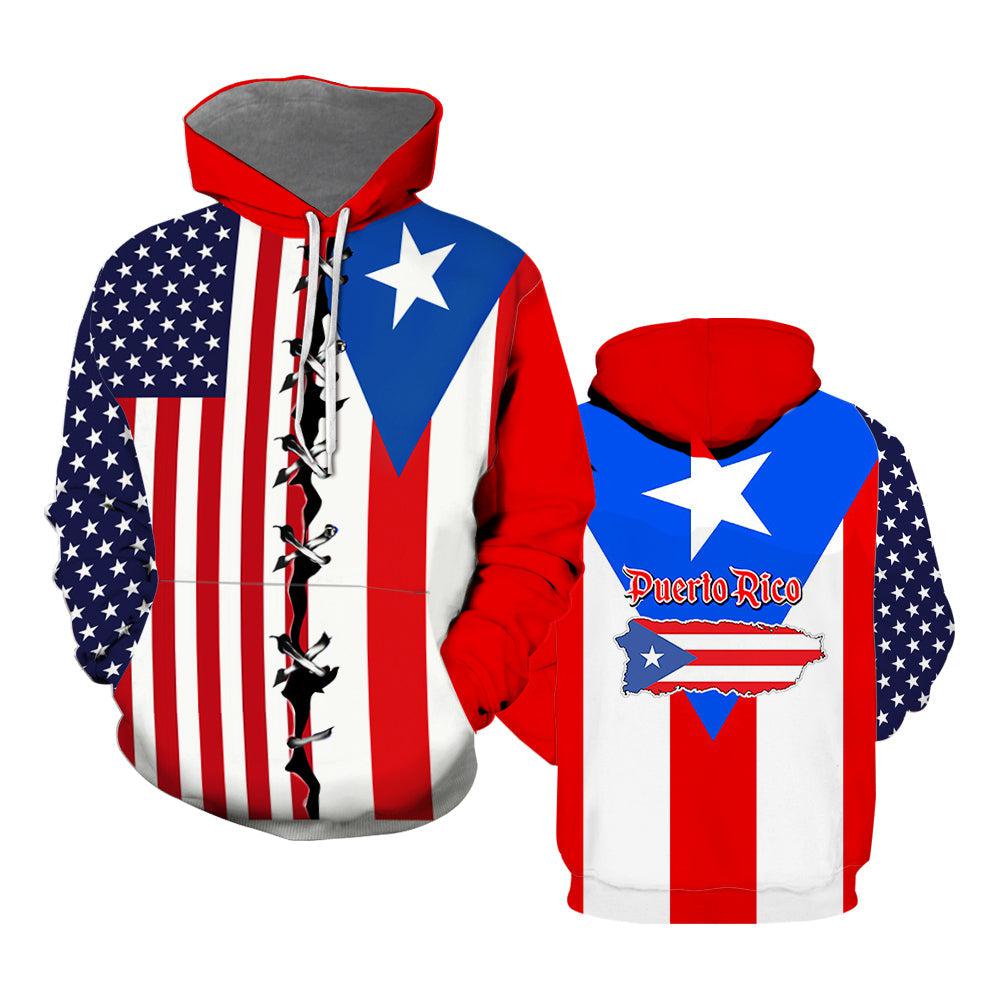 Puerto Rico Flag All Over Print  For Men & Women  HP2225