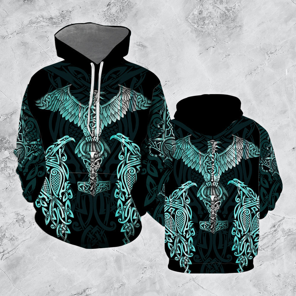 Raven Viking All Over Print  For Men & Women  HT9660