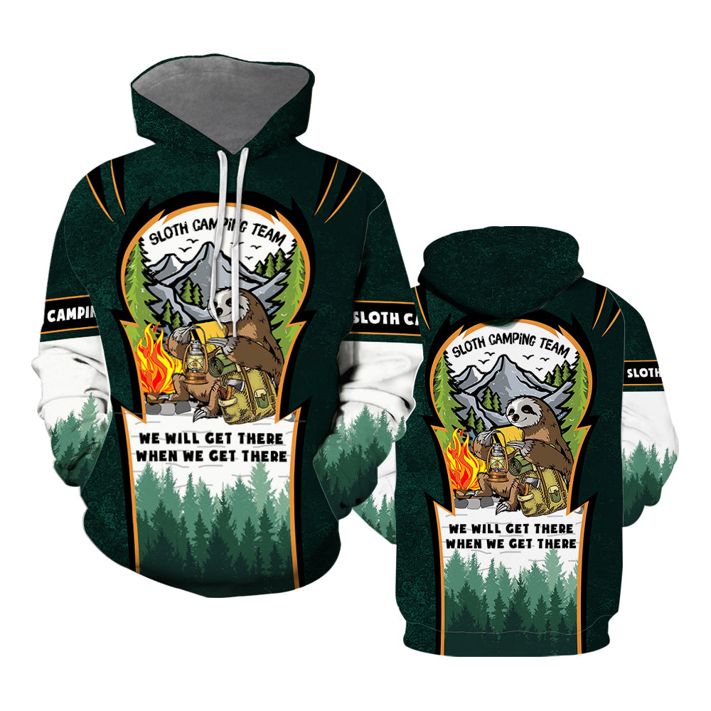 Sloth Hiking Team All Over Print  For Men & Women  HP5323