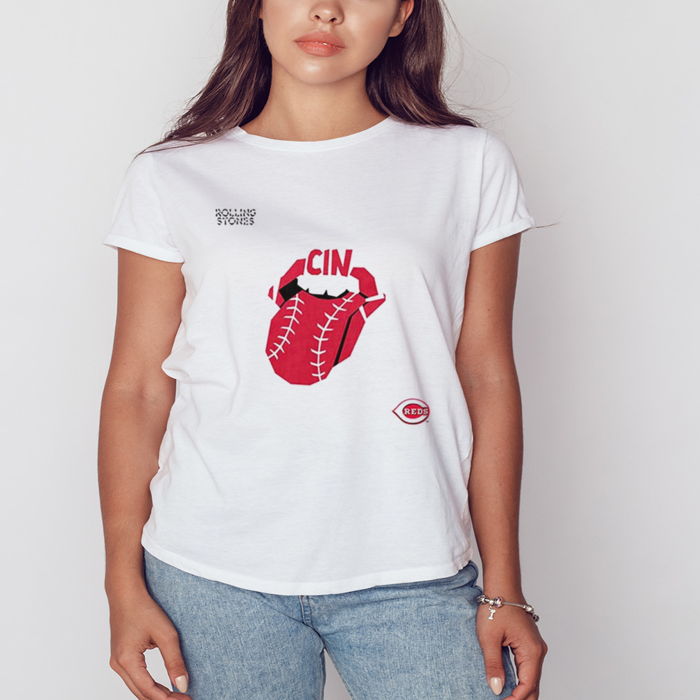 The Rolling Stones X Cincinnati Reds Mlb Hackey Diamonds Limited Edition  Vinyl Collection Collab T Shirt