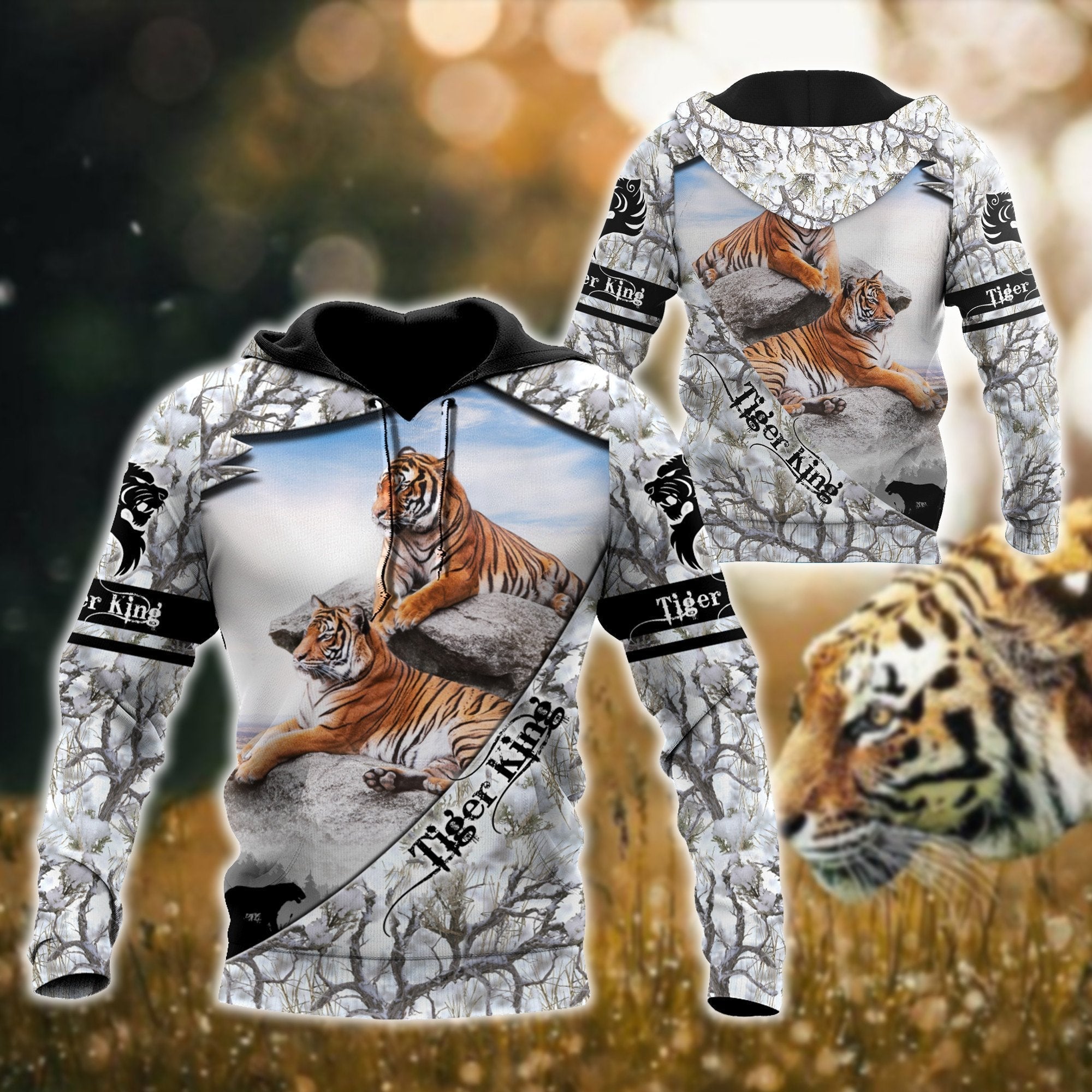 Tiger All Over Print  For Men & Women  HT8015