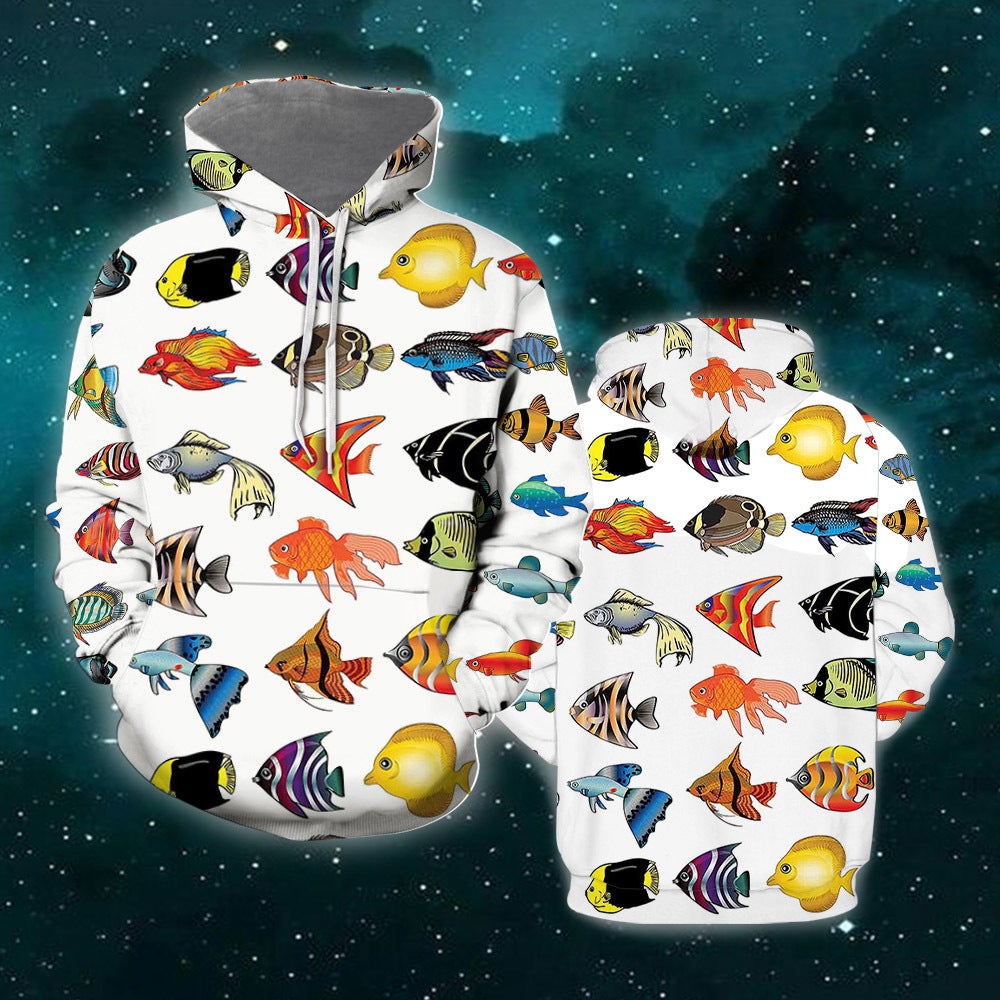 Tropical Fish Art All Over Print  For Men & Women  HT2639