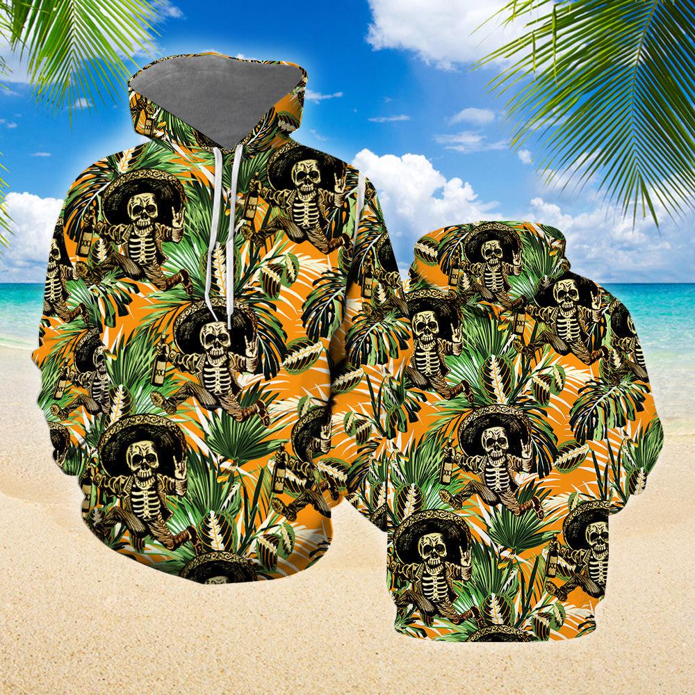 Tropical Skull All Over Print  For Men & Women  HP2214