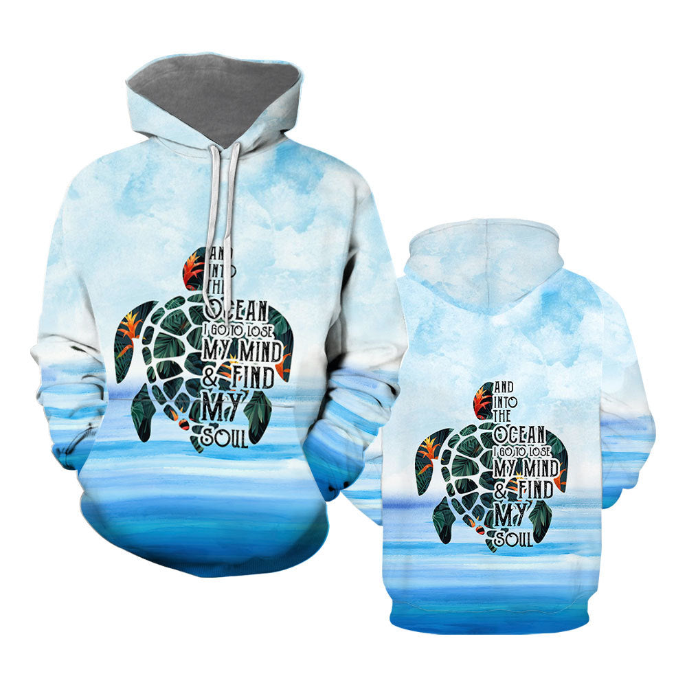 Turtle In The Ocean All Over Print  For Men & Women  HP2443