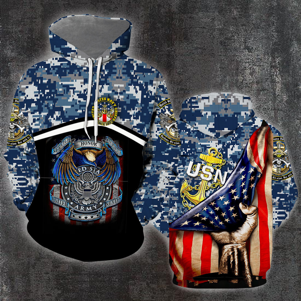 US Navy Veteran All Over Print  For Men & Women  HP1033