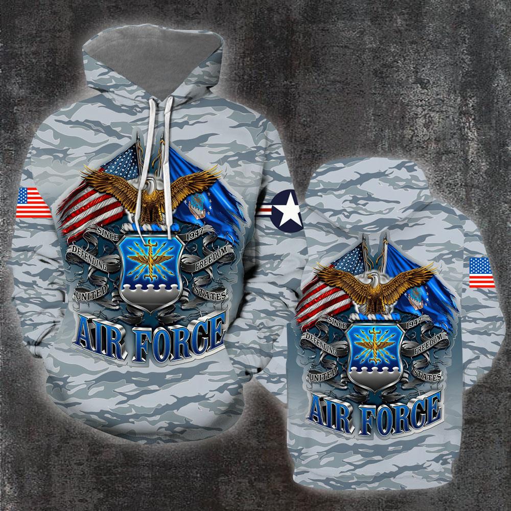 Us Air Force Veteran All Over Print  For Men & Women  HP1043