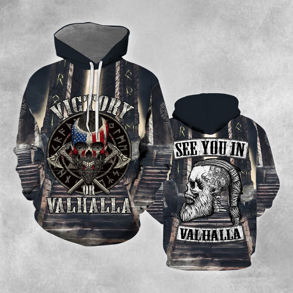 Viking Warriors Valhalla All Over Print  For Men & Women  HT8238