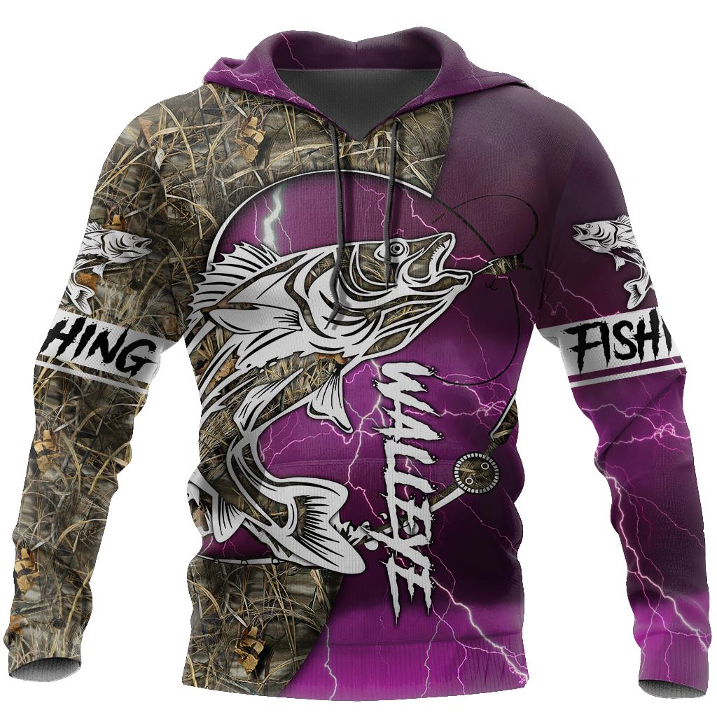 Walleye Fishing All Over Print  For Men & Women  HT2524