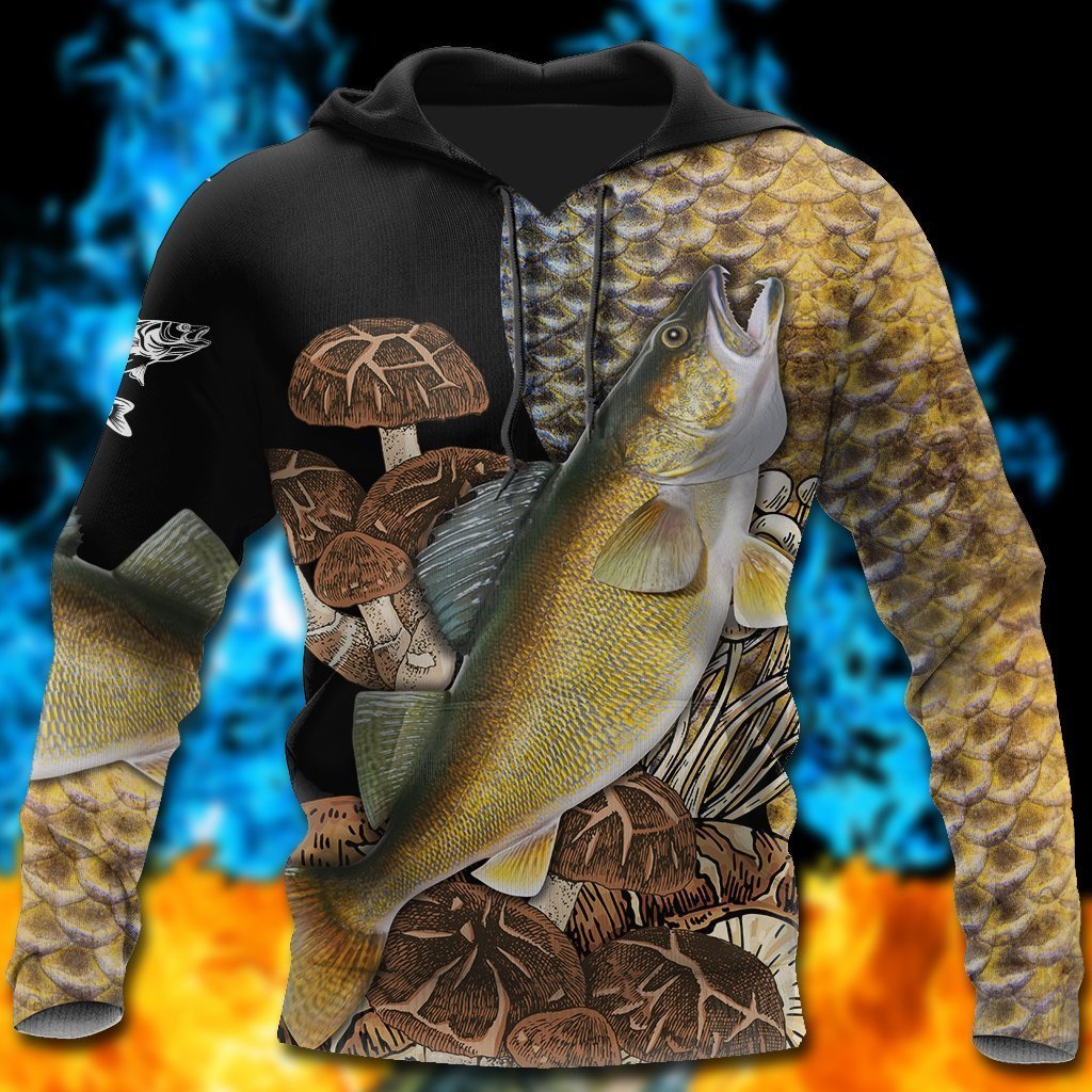 Walleye Fishing All Over Print  For Men & Women  HT2560