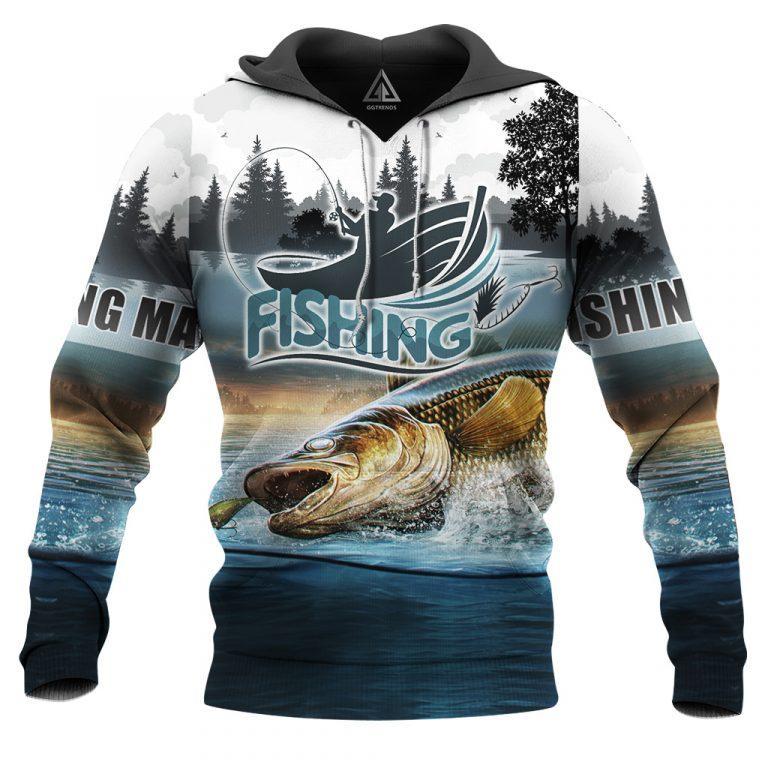 Walleye Fishing All Over Print  For Men & Women  HT4202