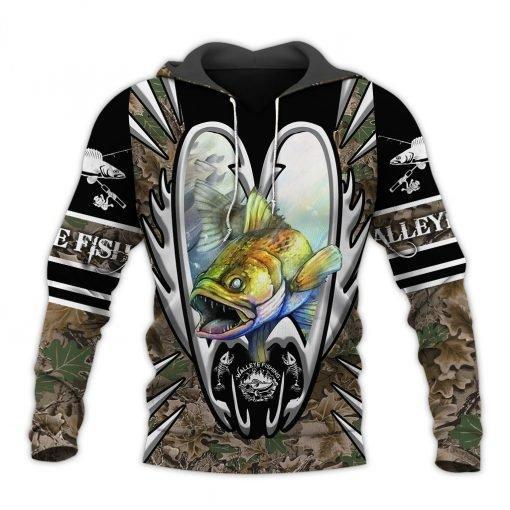 Walleye Fishing All Over Print  For Men & Women  HT4531