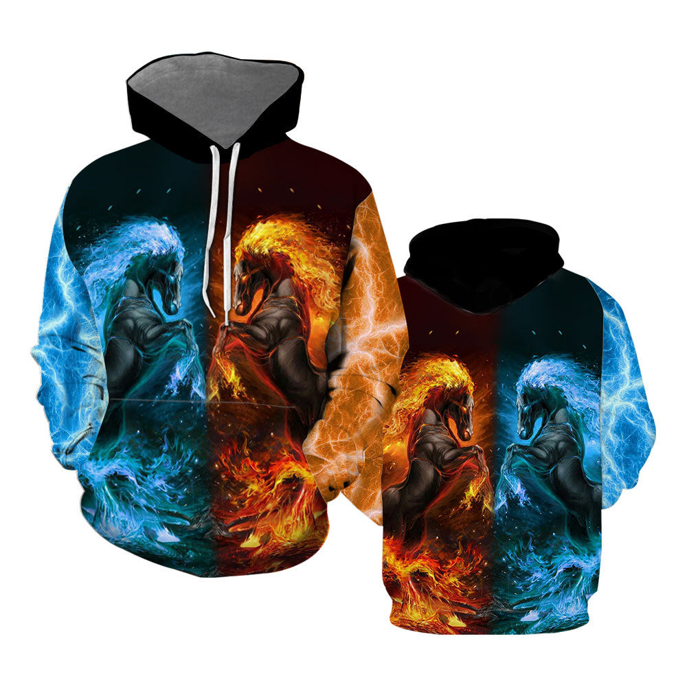 Water And Fire Horse All Over Print  For Men & Women  HP2691