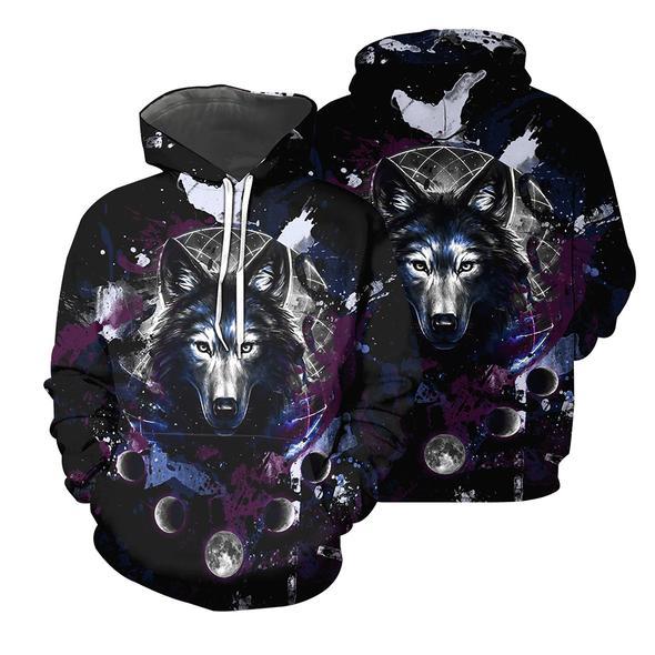 Wolf All Over Print  For Men & Women  HT3159