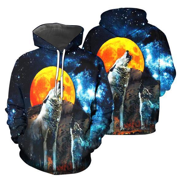 Wolf All Over Print  For Men & Women  HT3163