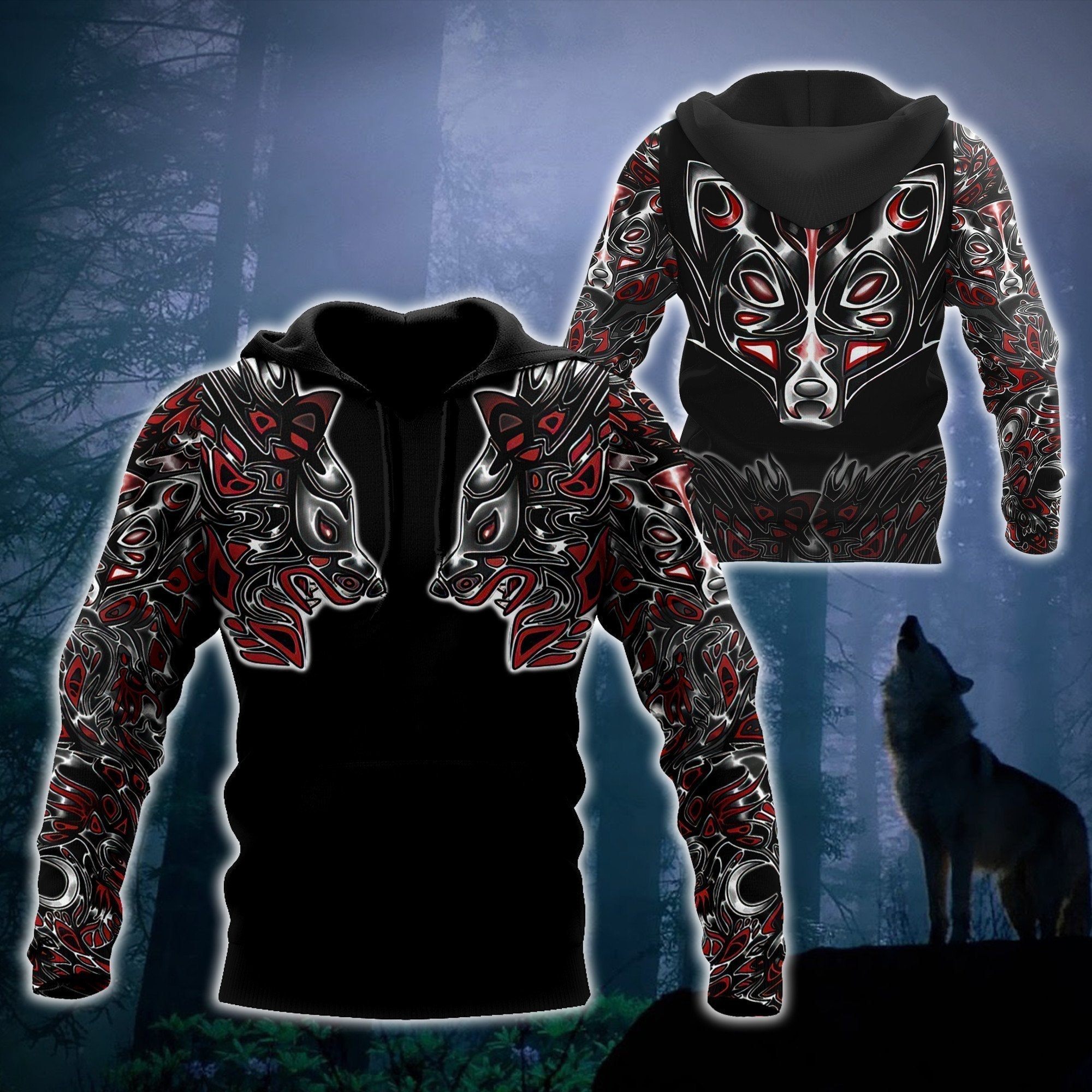 Wolf Tattoo All Over Print  For Men & Women  HT8120