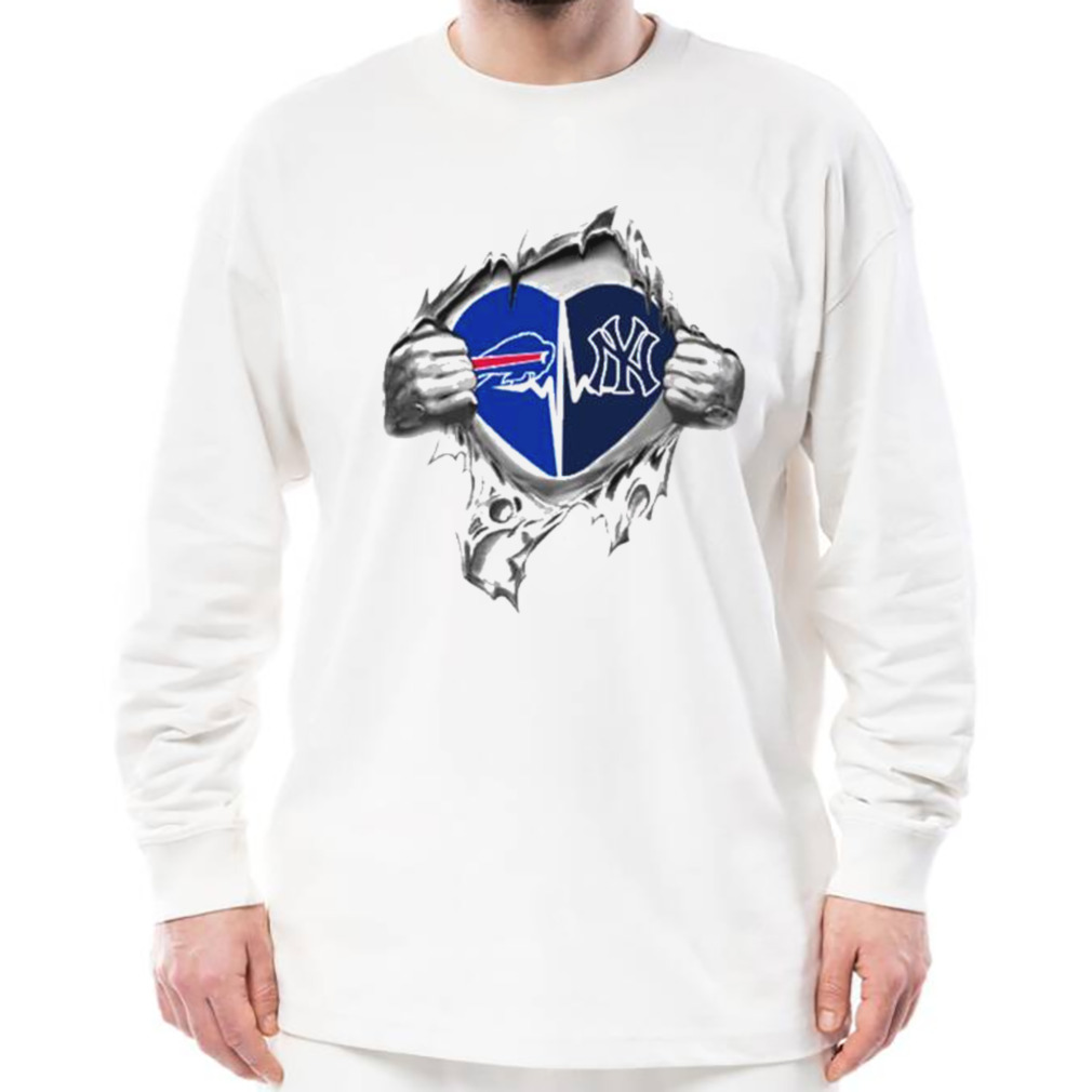 Blood Inside Me Buffalo Bills And New York Yankees 2023 Shirt