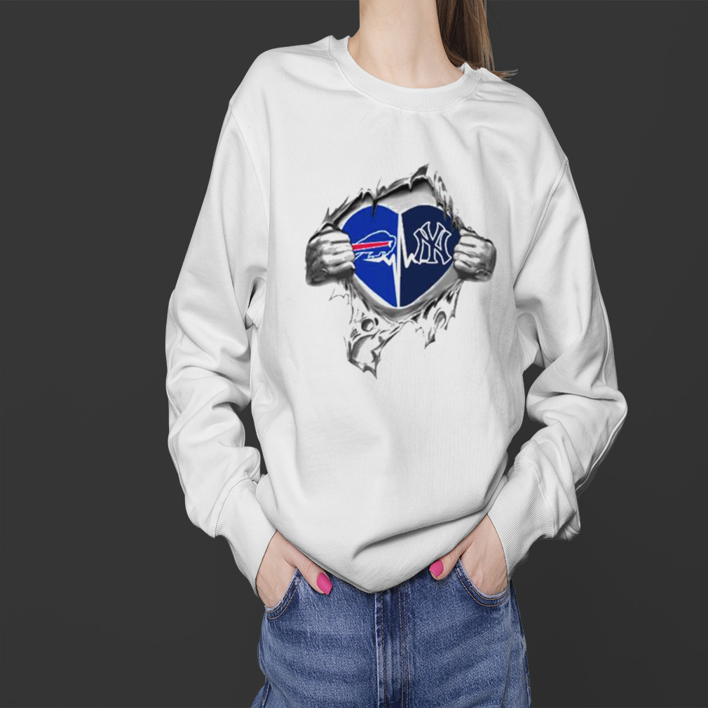 Blood Inside Me Buffalo Bills And New York Yankees 2023 shirt, hoodie,  sweater, long sleeve and tank top