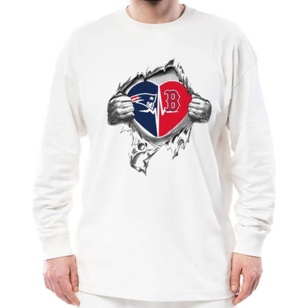 Blood Inside Me New England Patriots And Boston Red Sox 2023 Shirt