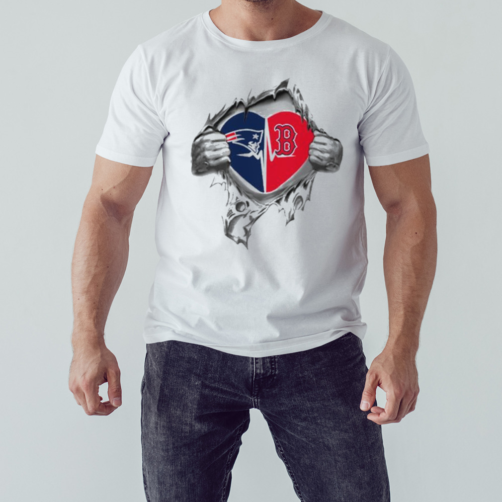 Blood Inside Me New England Patriots And Boston Red Sox 2023 shirt