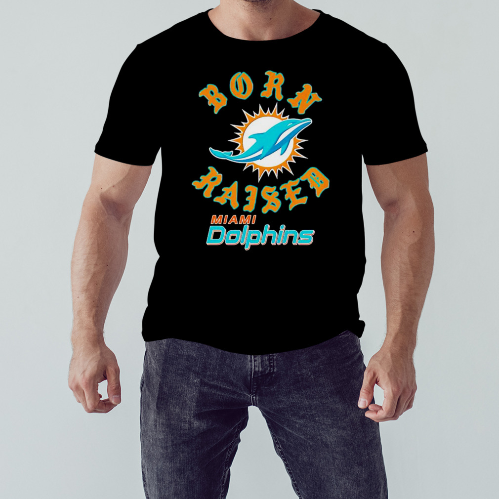 Miami Dolphins Born Raised Shirt - Peanutstee