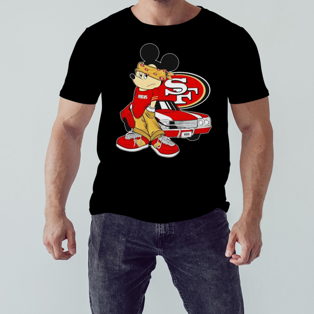 Mickey Mouse San Francisco 49Ers Posing Shirt - Hersmiles