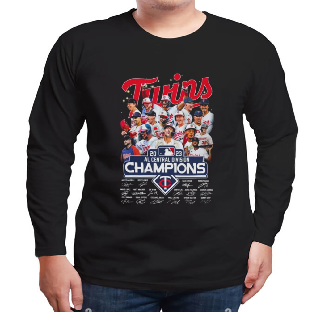 Minnesota Twins 2023 American League AL Central Division Champions shirt -  Dalatshirt