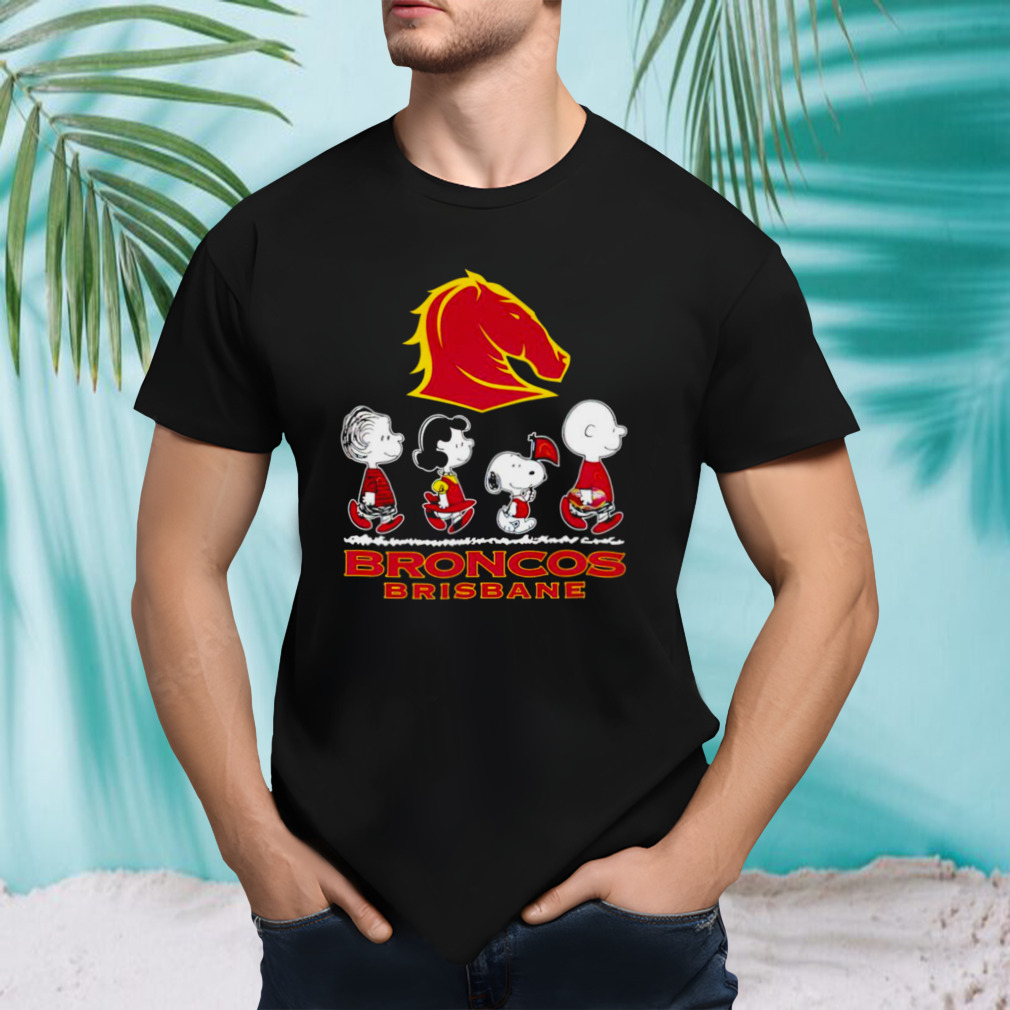 Peanut characters Broncos Brisbane shirt