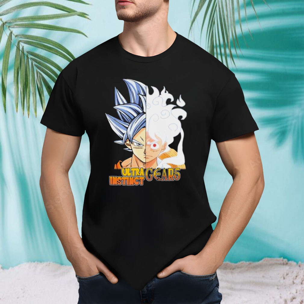Son Goku Ultra Instinct and Monkey D Luffy Gear 5 Shirt