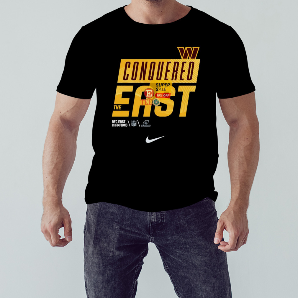 Official Washington Commanders Conquered The East Shirt, hoodie