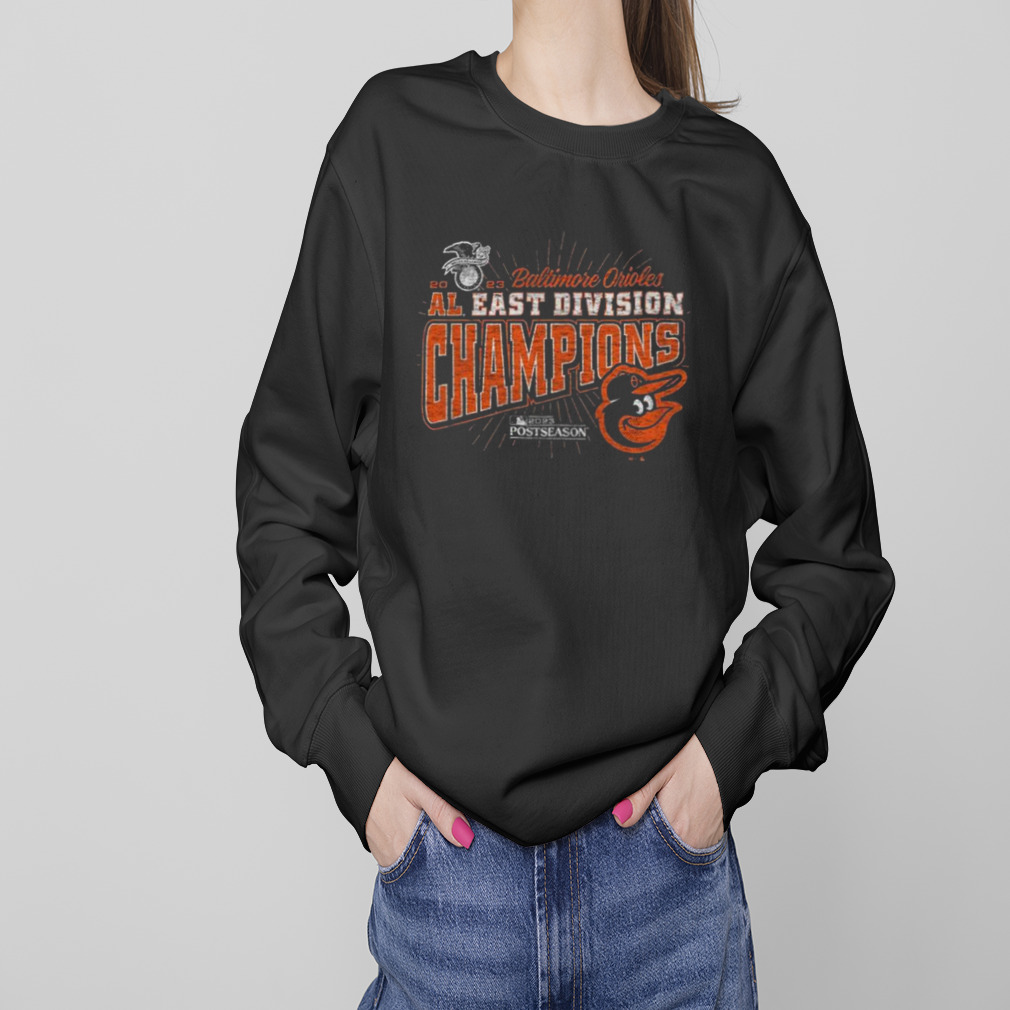 Baltimore Orioles '47 2023 Al East Division Champions Distressed Franklin T- Shirt, hoodie, sweater and long sleeve