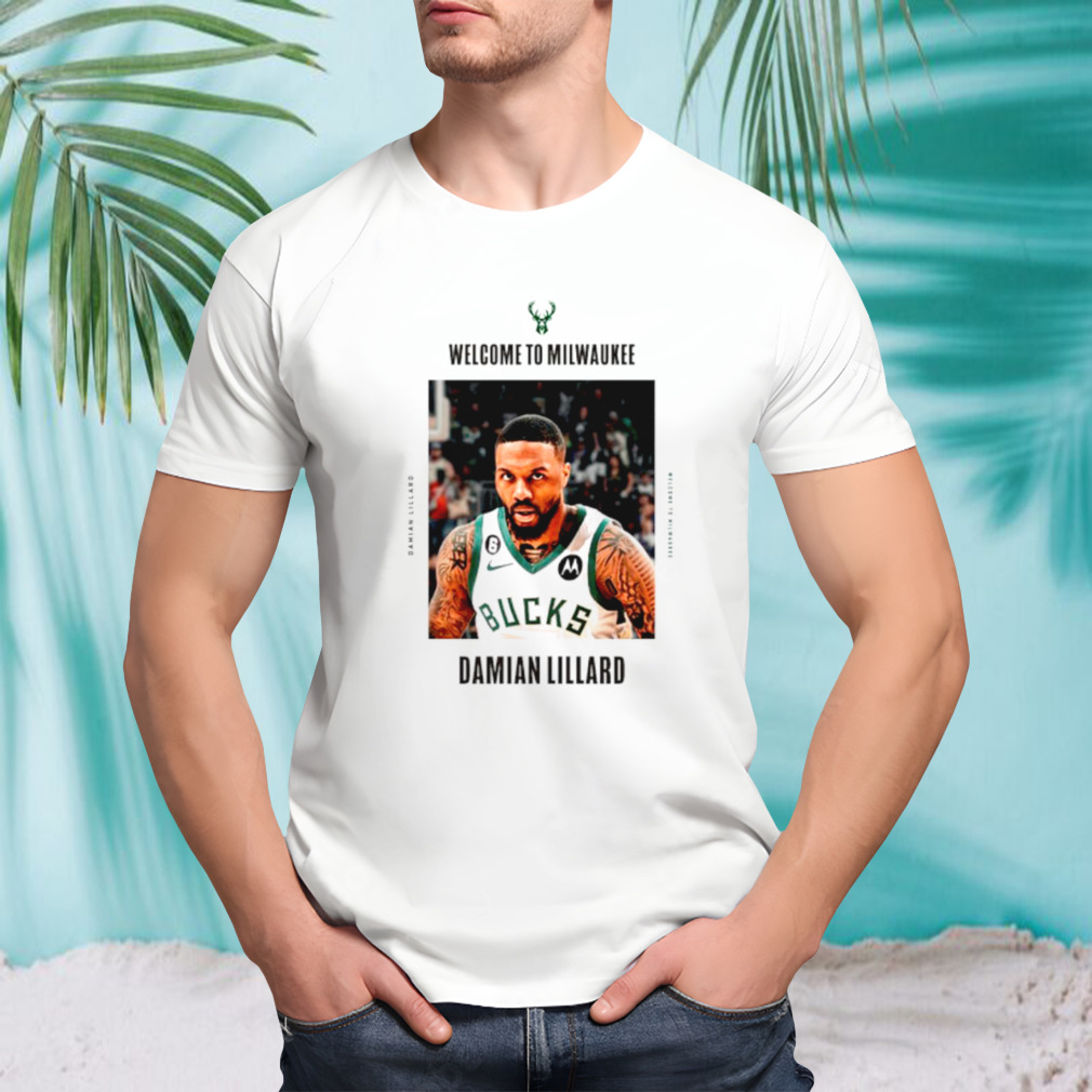 Damian Lillard Welcome To Bucks NBA 75th anniversary team shirt