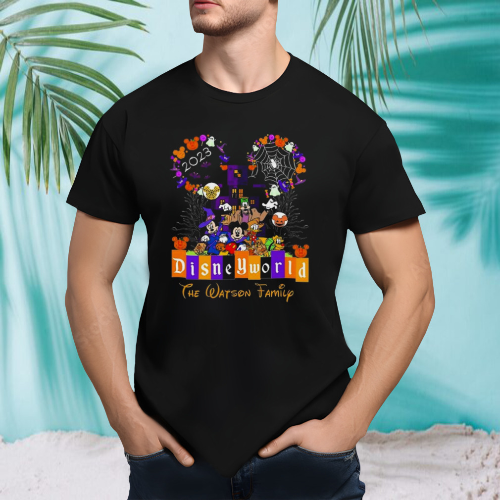 Disney World Halloween Family Disneyland Castle Mickey And Friends Disney Trip T-shirt