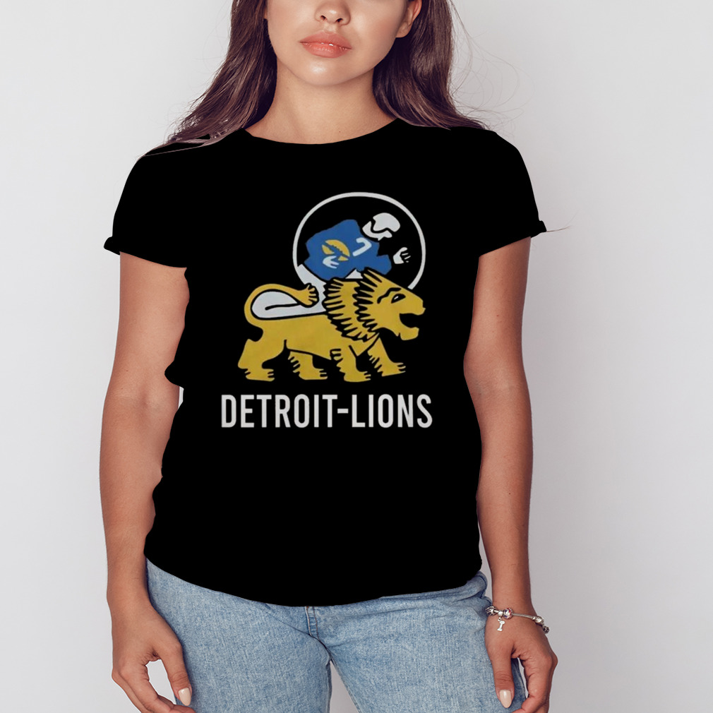 Nfl Team Detroit Lions '52 Homage Tri Blend Shirt