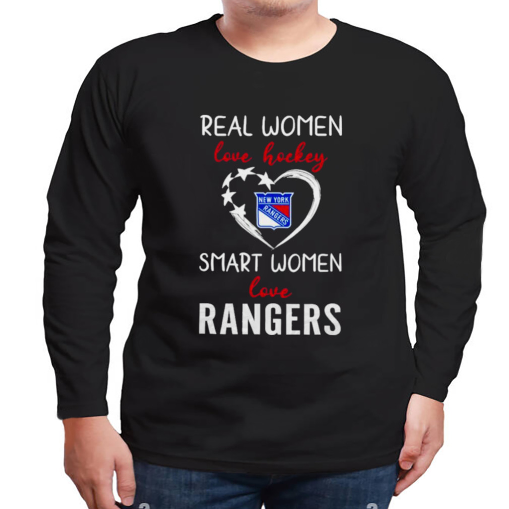 Real Women Love Hockey Smart Women Love New York Rangers 2023 Shirt,  hoodie, longsleeve, sweatshirt, v-neck tee